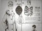  ??  ?? Avariety of mink stoles, jackets and full length coatswere advertised for Christmas in 1965 in thepagesof the Dayton DailyNews.