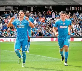  ?? ARACELI LÓPEZ ?? Ángel Romero celebra tras anotar de penal.