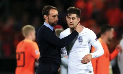 ?? Photograph: Mike Egerton/PA ?? Gareth Southgate has recalled Manchester City’s John Stones for the Euro 2020 qualifiers against Montenegro and Kosovo.