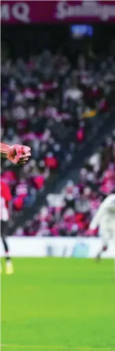  ?? REUTERS ?? Karim Benzema celebra uno de los dos goles al Athletic