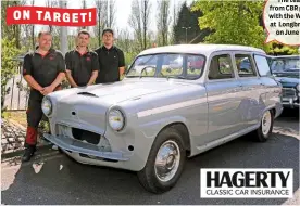  ??  ?? The team from CBR pose with the Westy at Longbridge on June 17.