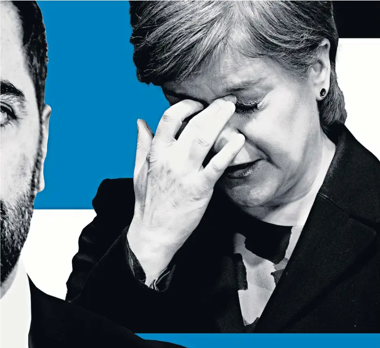  ?? ?? Humza Yousaf has failed to restore the SNP’s fortunes since taking over from Nicola Sturgeon