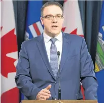  ?? DAVID BLOOM/POSTMEDIA ?? Alberta Environmen­t Minister Jason Nixon: Killing the Frontier project “would send a signal to investors that Alberta is not open for business.”