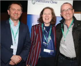  ??  ?? Dr Frank Kelly, Dr Elizabeth Abernethy and Dr Michael Reardon.