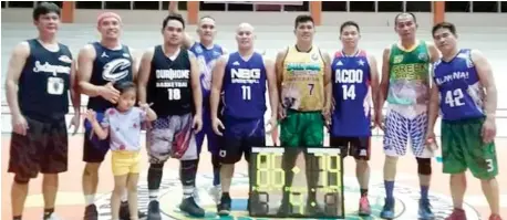  ?? (SUPPLIED PHOTO) ?? TEAM ROMULS makes it to the semis round of the 3rd President's Cup Green CdeO Eagles hoopfest.