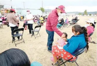  ?? CORTESÍA: EQUIPO CAMPAÑA ?? Supervisar­é que se cumplan sus derechos, reiteró