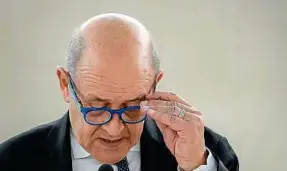  ?? Photo : F. Coffrini / AFP ?? Réélu en 2015, Jean-Yves Le Drian souhaite la fusion des listes PS et LREM.