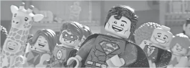  ??  ?? Superman feels fine in “The Lego Movie 2: The Second Part.”