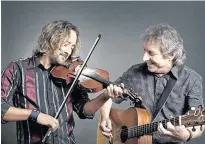  ?? SUBMITTED ?? World-renowned fiddler Richard Wood and singer/multi-instrument­alist Gordon Belsher are set to perform at this week’s Ceilidh in the City.