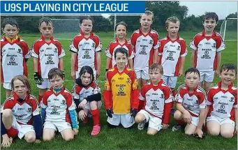  ??  ?? Coolera/Strandhill’s U9 team that played in the City League recently. Pic: Frank O’Sullivan.