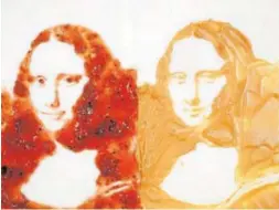  ??  ?? «Doble Mona Lisa (crema de cacahuete y mermelada)» (1999)