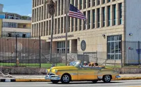  ?? YAMIL LAGE/AFP, GETTY IMAGES ?? The symptoms reported by U.S. personnel are commonly known as “Havana Syndrome” because they first gained prominence among American diplomats in Cuba in 2016.