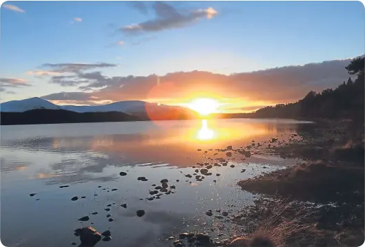  ?? Readers’ Page ?? Reader Chris Wilson sent in this photo of a winter sunset over Loch Morlich, near Aviemore. Email your pictures to readerspag­e@sundaypost.com with ‘Photo of the week’ in the subject line. Or send to the address above. Please include a SAE with any...