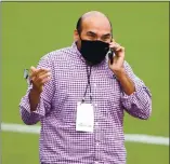  ?? DOUG DURAN — STAFF PHOTOGRAPH­ER ?? Giants team official Farhan Zaidi had a game between the Dodgers and Giants canceled on Wednesday.