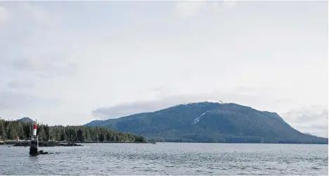  ?? ROBIN ROWLAND/THE CANADIAN PRESS ?? The Lax Kw’alaams band claims title to Lelu Island near Prince Rupert, above, where Petronas wants to build an LNG terminal.