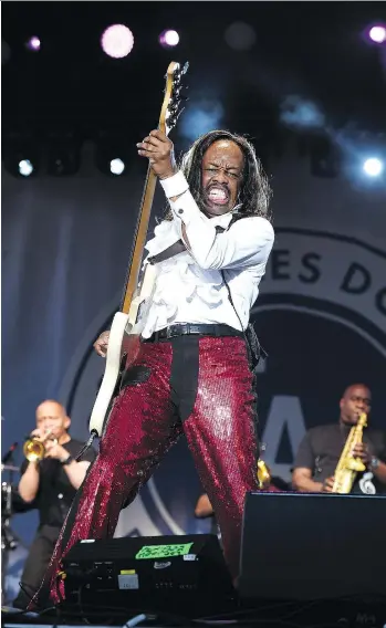  ?? JORDAN STRAUSS/THE ASSOCIATED PRESS ?? “It’s not something you get over,” Verdine White says of the death of Maurice White. “(He) will always be part of us ... He was our mentor, our leader, our Elvis, our John Lennon ...”