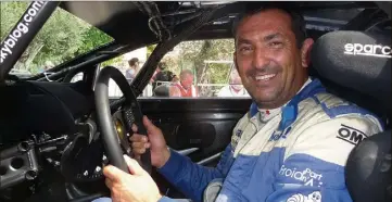  ??  ?? Le voisin gaudois Frédérik Casciani troque aujourd’hui le volant de sa Fiesta R contre celui d’une Fabia R. De quoi entrer au palmarès du Rallye du Pays Vençois ? (Photo G. L.)