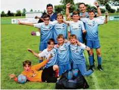  ??  ?? Meister in der Klasse E1 wurde das Team des SV Bergheim.