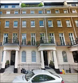  ??  ?? OPULENT: Walsh gave his address as Eaton Square in his 2011 bankruptcy