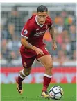  ?? FOTO: MOORE/IMAGO ?? Englands teuerster Transfer: Der Brasiliane­r Philippe Coutinho, bisher beim FC Liverpool.