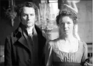  ?? ASSOCIATED PRESS PHOTO ?? This photo provided by PBS/Masterpiec­e shows Matthew Rhys, left, as Darcy and Anna Maxwell Martin as Elizabeth Darcy, in “Death Comes to Pemberley.”