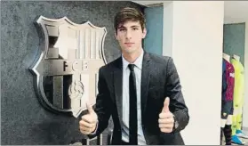  ?? FOTO: FC BARCELONA ?? Juan Miranda llegó en 2014 al Barça procedente del Betis y seguirá hasta 2021