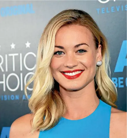  ??  ?? Australian actress Yvonne Strahovski admits that while she’s played some "bad" characters, she is really a "goody two-shoes".