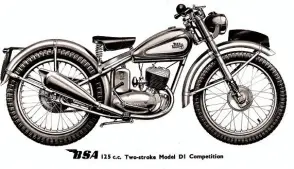  ??  ?? Above: BSA catalogued a Bantam trials bike.
Right: Dave Rowland came within in a whisker of winning the SSDT on one.