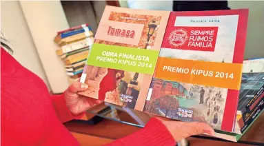  ??  ?? Kipus. Las novelas que recibieron el Premio Kipus también serán expuestas.