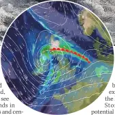  ??  ?? MAP Met Office view for tomorrow