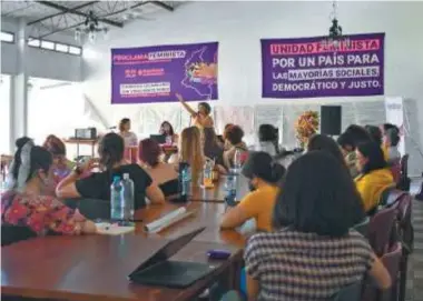  ?? / Estamos Listas ?? El pasado 20 de julio, Estamos Listas hizo una proclama feminista por un Congreso de las mayorías sociales.