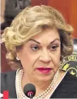  ??  ?? Gladys Bareiro de Módica, ministra de la Corte Suprema de Justicia, preopinó sobre las declaracio­nes juradas.