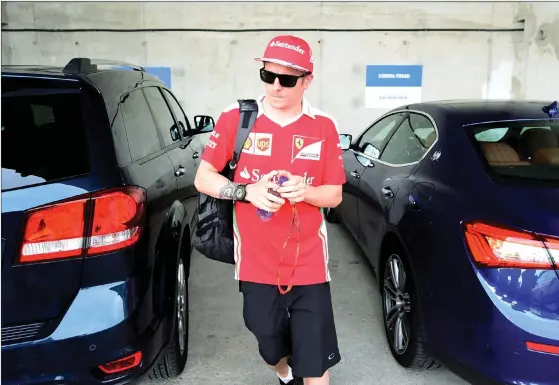  ?? FOTO: LEHTIKUVA/AFP/ATTILA KISBENEDEK ?? NY CHEF? Kimi Räikkönen och Ferrari lär få en ny teamchef.