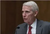  ?? ALEX BRANDON — THE ASSOCIATED PRESS ?? Sen. Rob Portman, R-Ohio, speaks during a Senate Homeland Security and Government­al Affairs Committee hearing on Sept. 14 on Capitol Hill in Washington to examine social media’s impact on homeland security.