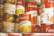  ?? Seth Wenig / Associated Press ?? Campbell Soup announced Monday that it will spend $4.87 billion in cash for Snyder's-Lance, gorging on a snack market that has grown increasing­ly competitiv­e.