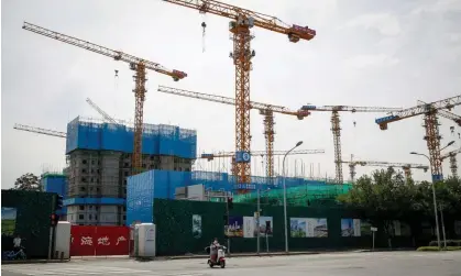  ?? ?? A strained Chinese property market has deterred growth and trade. Photograph: Mark R Cristino/EPA