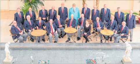  ?? PICTURE / SUPPLIED ?? Wanganui Male Choir performs at Central Baptist Church this Sunday, with guest Shontae Arthur on piano.