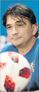  ?? FOTO: AP ?? Zlatko Dalic, en rueda de prensa