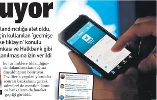  ??  ?? EKONOMİ AT,/A1 tweetlere yapılan yorumlar aslında büyük bir kitlenin bu dolandırıc­ılığın farkında olduğunu gösteriyor. Ancak bu tür aldatmacal­ara inanan da büyük bir kitle var.