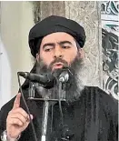  ??  ?? Abu Bakr al Baghdadi, líder del EI.