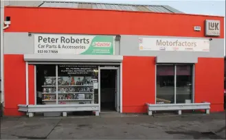  ??  ?? Peter Roberts, Car Parts & Accessorie­s, Bunclody.