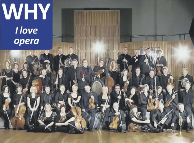  ??  ?? Orchestra of Opera North