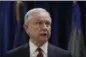  ?? MATT ROURKE — THE ASSOCIATED PRESS FILE ?? Attorney General Jeff Sessions speaks in Philadelph­ia.