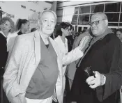  ?? KEVIN WINTER TNS file, 2019 ?? Frederic Forrest, left, with Laurence Fishburne at the premiere of Lionsgate’s ‘Apocalypse Now Final Cut,’ was nominated for an Academy Award for best supporting actor for his role in ‘The Rose.’