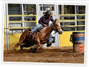  ?? Photo: Lachlan McIvor ?? YEE HAW: Head down to Murphys Creek today for all the bull riding and barrel racing you can handle at the Fossil Downs Murphys Creek Rodeo.