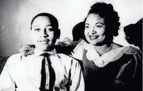  ?? AP FILE ?? Emmett Till is seen with his mother, Mamie Till Mobley.