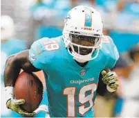  ?? WILFREDO LEE/ASSOCIATED PRESS ?? The Dolphins have excelled on special teams, led by one of the league’s best returners in Jakeem Grant.