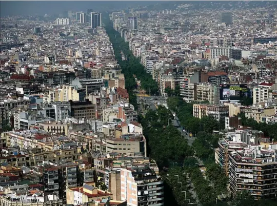  ?? LUIS MORENO ?? Panorámica de Barcelona.