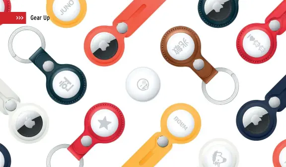  ??  ?? Apple’s own AirTag key rings, loops, and bag charms are all sold separately, starting from $29.