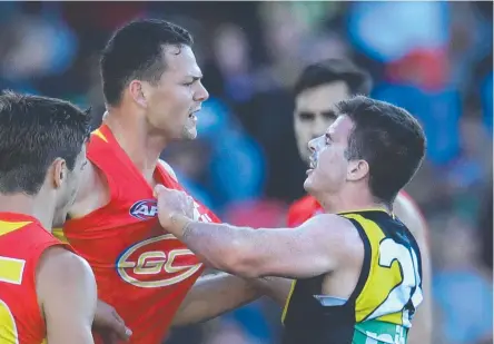  ?? Picture: AAP IMAGE ?? Steven May isn’t going anywhere, insist the Suns who are desperate to keep their skipper.